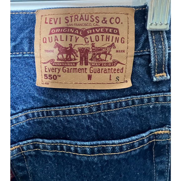 Vintage Levis 550 Mom Jean Womens Size 8 Blue Relaxed Fit Tapered Leg - Picture 6 of 12